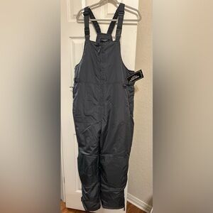 Men's Gray Insulated Snow Pants